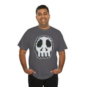 Pixel Art Funny Skull T-Shirt