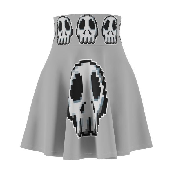 Playful Pixel Art Skull Skater Skirt! - Image 2