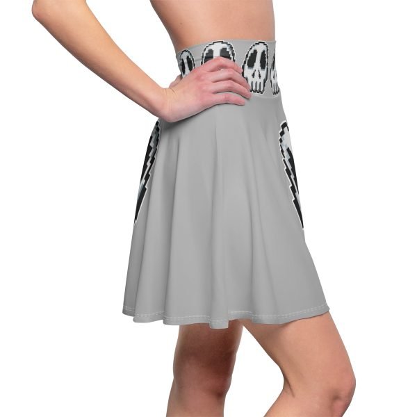 Playful Pixel Art Skull Skater Skirt! - Image 7