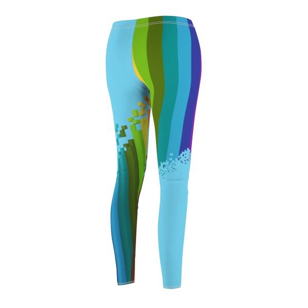 Geeks women's Casual Leggings with pixel evolution to voxel - Image 5