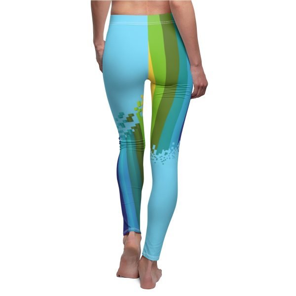 Geeks women's Casual Leggings with pixel evolution to voxel - Image 7