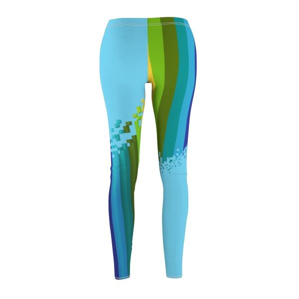 Geeks women's Casual Leggings with pixel evolution to voxel - Image 3