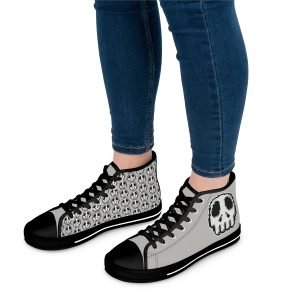 Pixel Skull High Top Sneakers