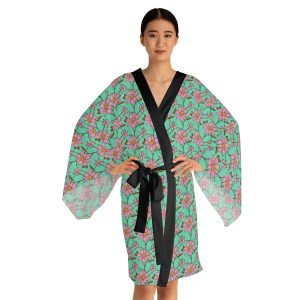 Pink Lily Kimono