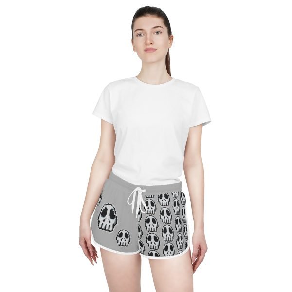 Retro Gaming-Inspired Funny Pixel Art Skull Shorts - Image 14