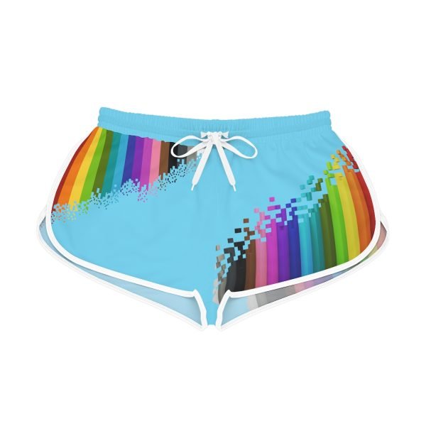 Comfortable Shorts with 16-Color Rainbow Pixel and Voxel Art - Image 2