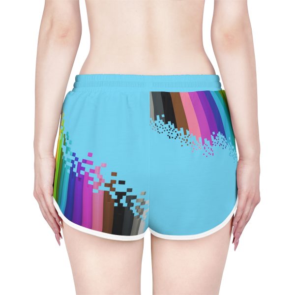 Comfortable Shorts with 16-Color Rainbow Pixel and Voxel Art - Image 5