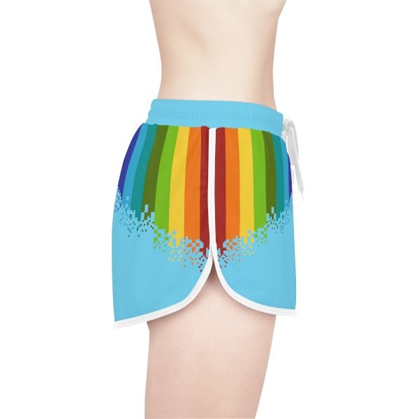 Comfortable Shorts with 16-Color Rainbow Pixel and Voxel Art - Image 6