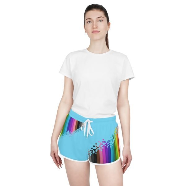 Comfortable Shorts with 16-Color Rainbow Pixel and Voxel Art - Image 7