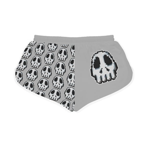 Retro Gaming-Inspired Funny Pixel Art Skull Shorts - Image 30