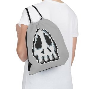 Pixel Art Funny Skull Outdoor Bag