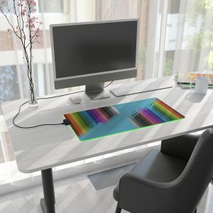 LED Gaming Pixel art evolution Mouse Pad