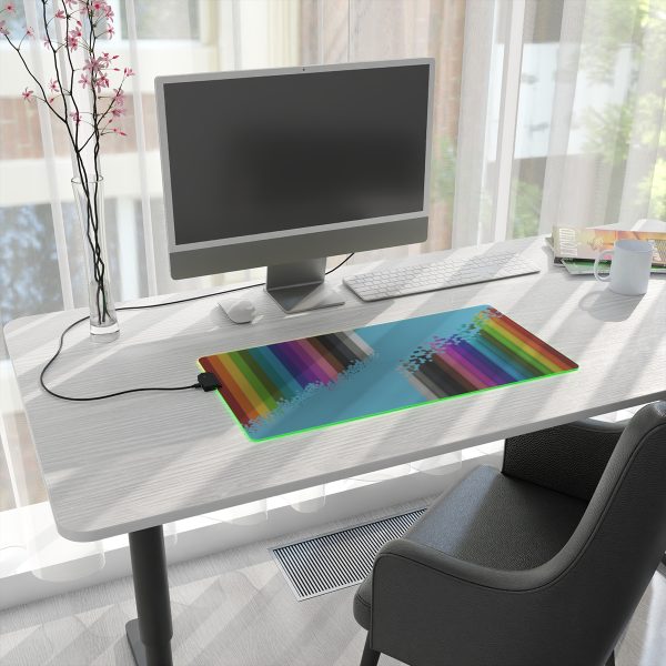 LED Gaming Pixel art evolution Mouse Pad