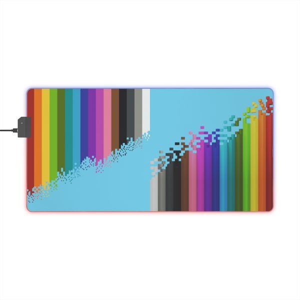 LED Gaming Pixel art evolution Mouse Pad - Image 2