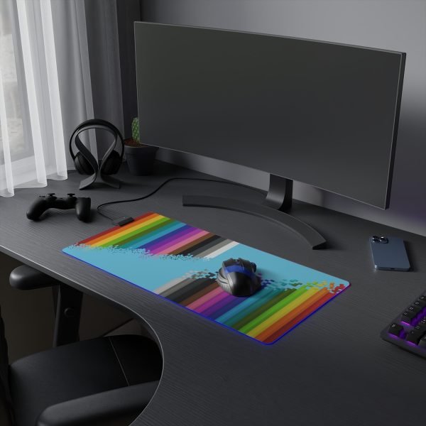 LED Gaming Pixel art evolution Mouse Pad - Image 7
