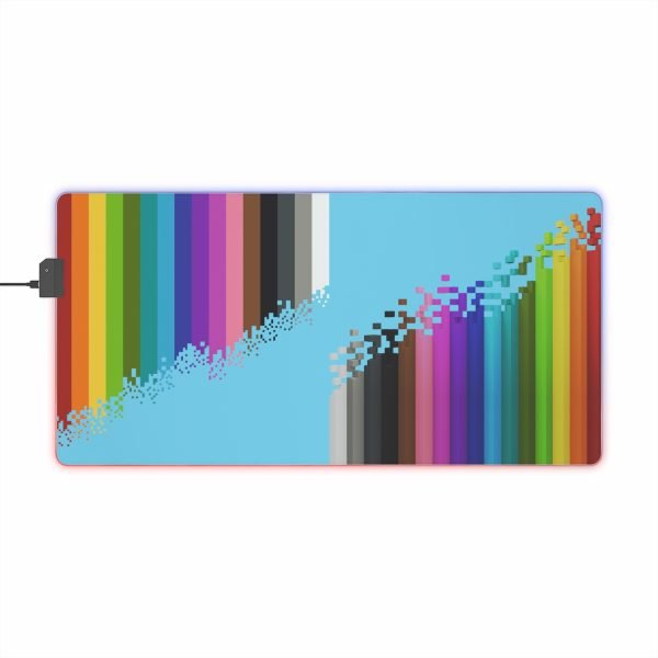 LED Gaming Pixel art evolution Mouse Pad - Image 8