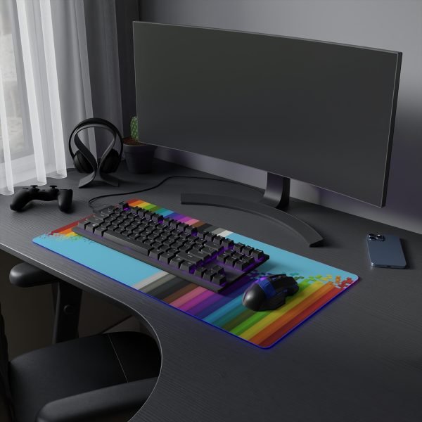 LED Gaming Pixel art evolution Mouse Pad - Image 13