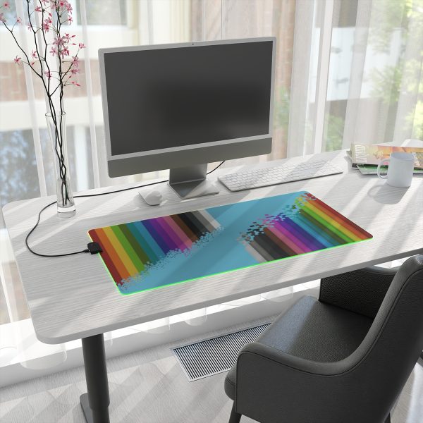 LED Gaming Pixel art evolution Mouse Pad - Image 14