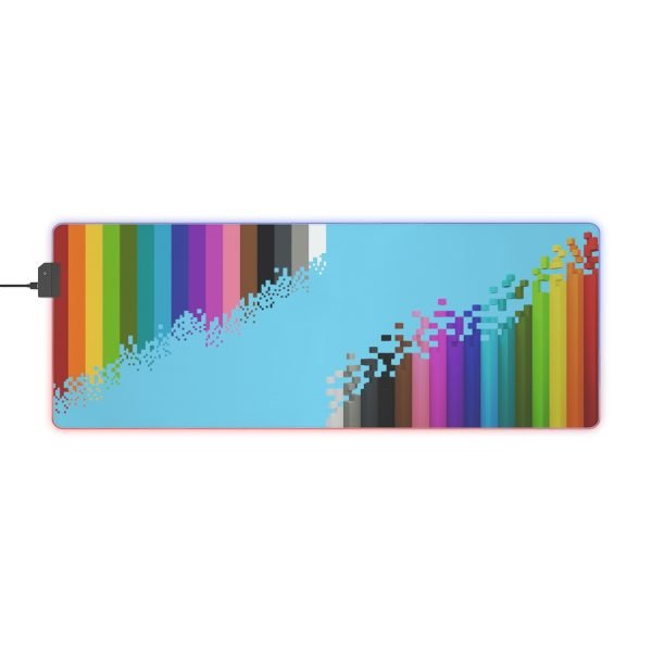 LED Gaming Pixel art evolution Mouse Pad - Image 15
