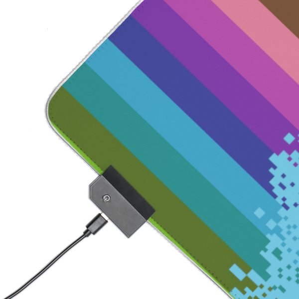 LED Gaming Pixel art evolution Mouse Pad - Image 24