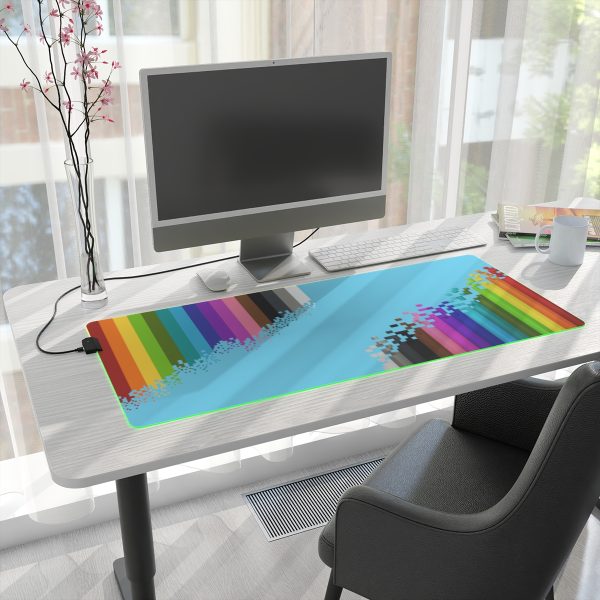 LED Gaming Pixel art evolution Mouse Pad - Image 28