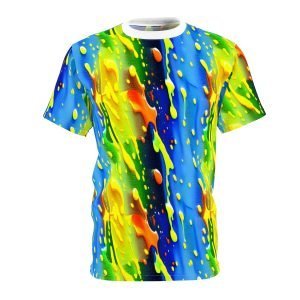 Dripping Paint Splatter T-Shirt - a dynamic fusion of artistry and fashion