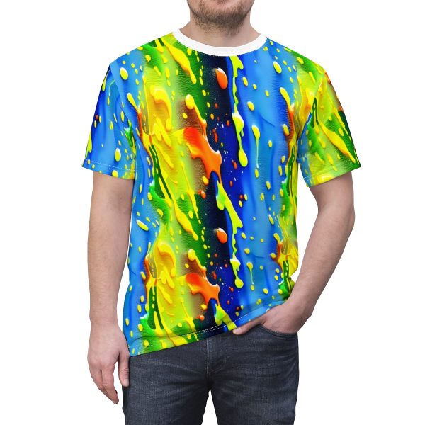 Dripping Paint Splatter T-Shirt - a dynamic fusion of artistry and fashion - Image 5