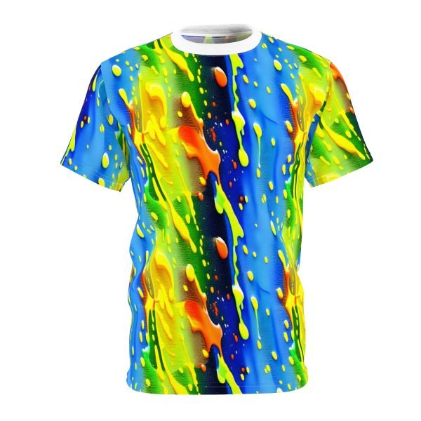 Dripping Paint Splatter T-Shirt - a dynamic fusion of artistry and fashion