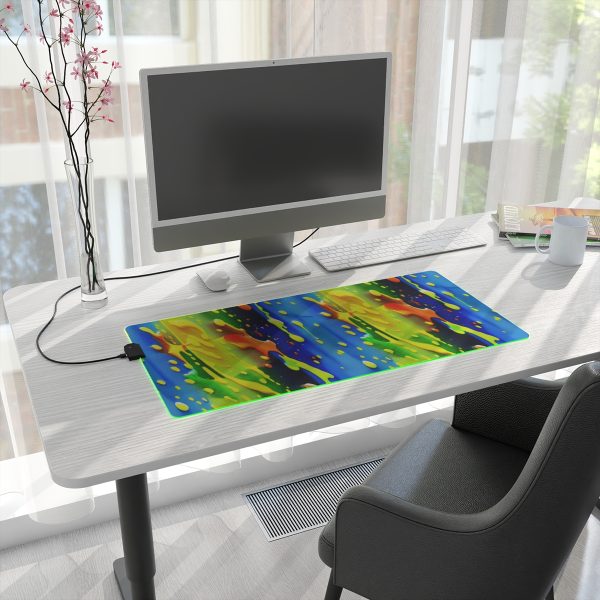 Dripping Paint Splatter RGB Gaming Mouse Pad - artistry meets precision - Image 7