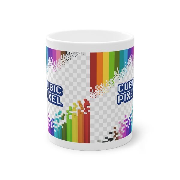 Pixel and voxel art Ceramic Mug for your nerdy coffee break - Image 2