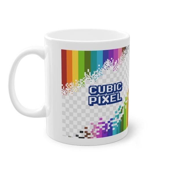 Pixel and voxel art Ceramic Mug for your nerdy coffee break - Image 3
