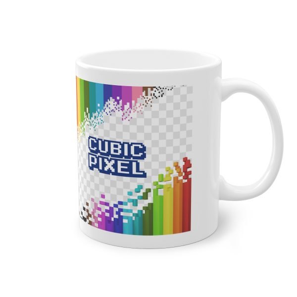Pixel and voxel art Ceramic Mug for your nerdy coffee break - Image 4