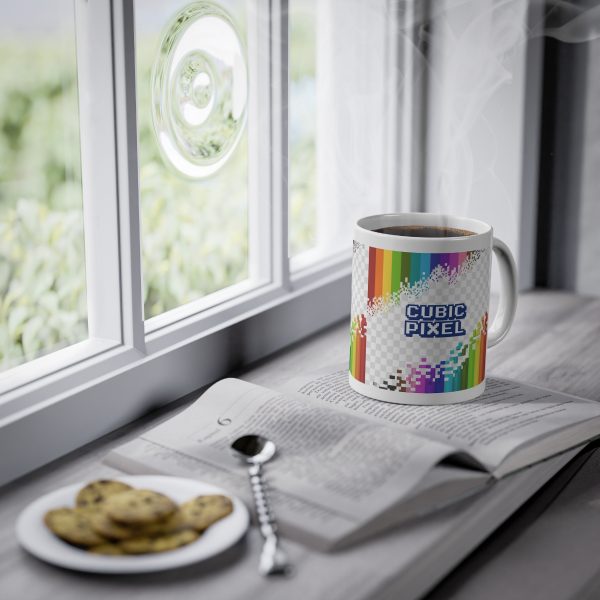 Pixel and voxel art Ceramic Mug for your nerdy coffee break - Image 6