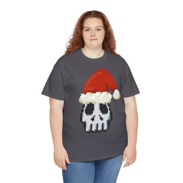 Pixel Art Santa Skull T-Shirt - Image 5