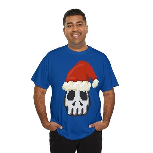 Pixel Art Santa Skull T-Shirt - Image 6
