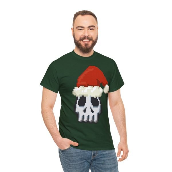 Pixel Art Santa Skull T-Shirt