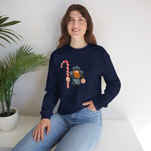 Pixel Art Candy Cane Dwarf Sweater