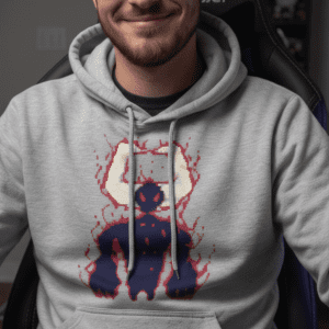 Pixel Art Evil Demon Hoodie