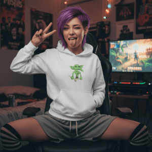 Pixel Art Goblin Hoodie