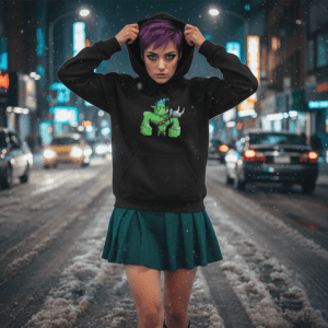 Pixel Art Orc Hoodie